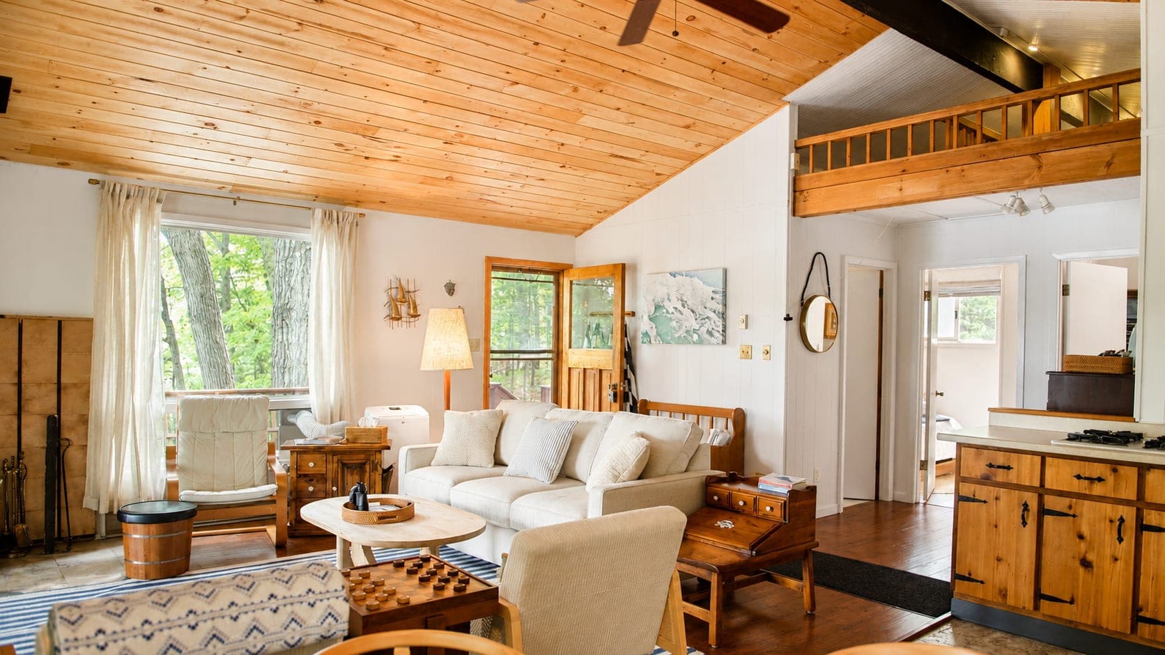 Kitchen and living area