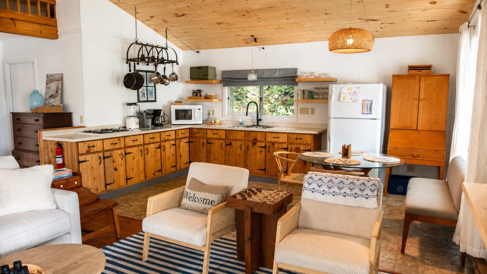 Kitchen and living area